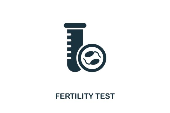Fertility Test Icon: A Modern Design Asset