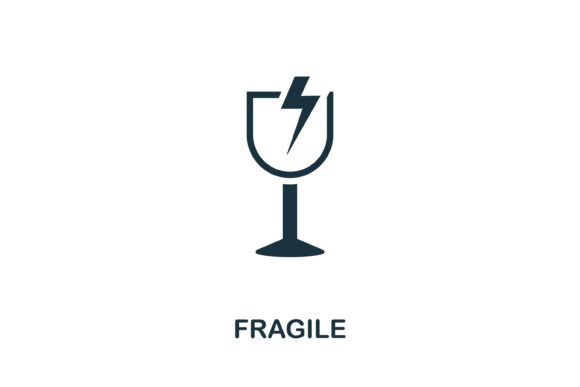 Fragile Icon: A Monochrome Design Essential
