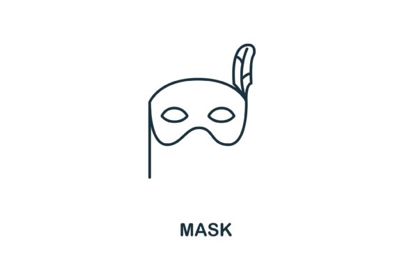 Mask Icon from Party Collection: A Versatile Design Element for Modern Creatives