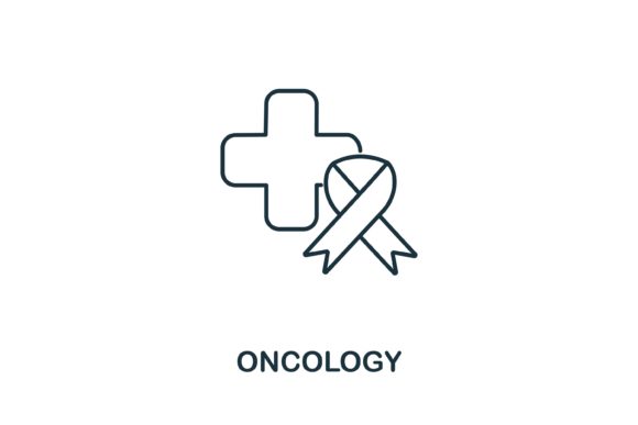 Oncology Icon from Medical Collection: A Versatile Design Element for Modern Visual Communication