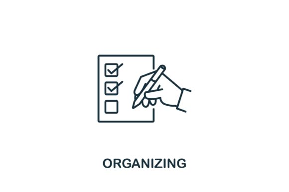 Organizining: Enhancing Visual Communication with Simple Line Icons