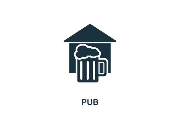Pub Icon: Creative Design Asset for Visual Projects