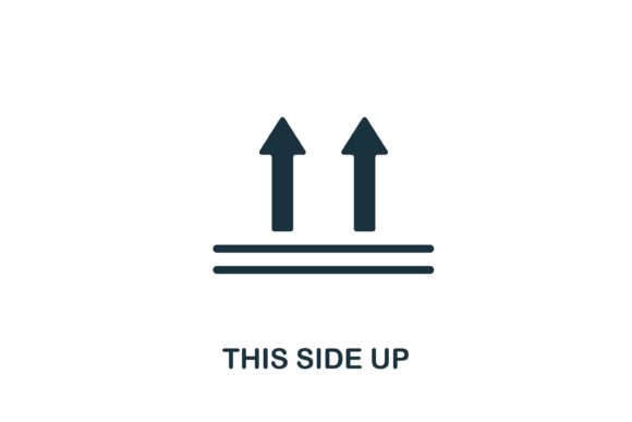 This Side Up Icon: A Versatile Design Asset for Modern Web and Packaging Projects