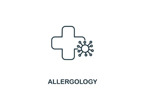 Unlocking the Power of Allergology Icon from Medical Collection in Modern Design